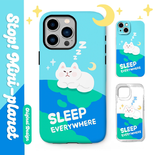 别动小行星|趴地球猫原创iPhone16手机壳13promax14亚克力防摔个性潮可爱适用苹果15xs华为mate60pro小米vivo