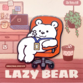 别动小行星｜转椅北极熊原创金属胸针徽章pin男女潮个性 可爱日韩