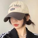 棒球帽女男新款 日系显脸小大头围鸭舌帽遮阳防晒运动休闲帽子 韩版