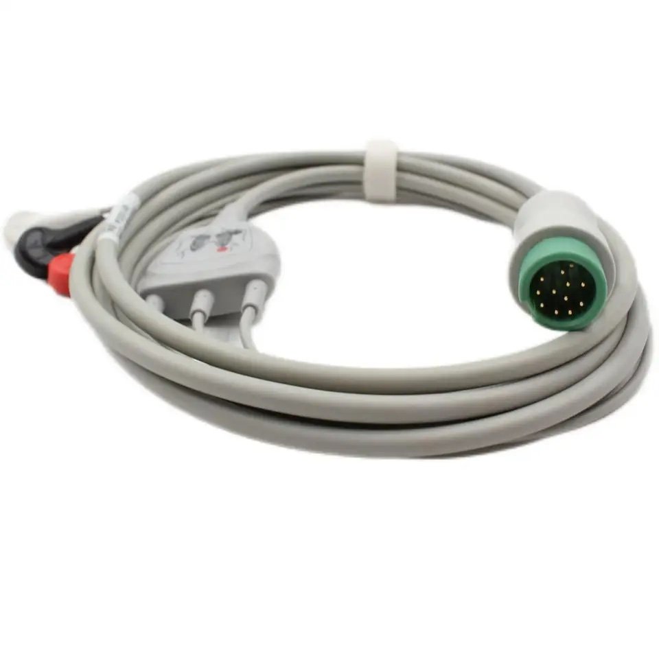 迈瑞3导联按扣式心电导联线