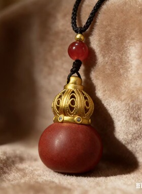 今日份小确幸非遗合香简约吊坠葫芦男女国潮可打开空心吊坠