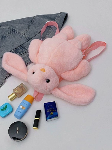 Милый плюшевый кролик, рюкзак, сумка на одно плечо, сумка через плечо, демисезонная мультяшная кукла