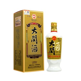 贵州酱香型白酒53度高粱酒礼盒复刻版大关酒1986单瓶装500ml
