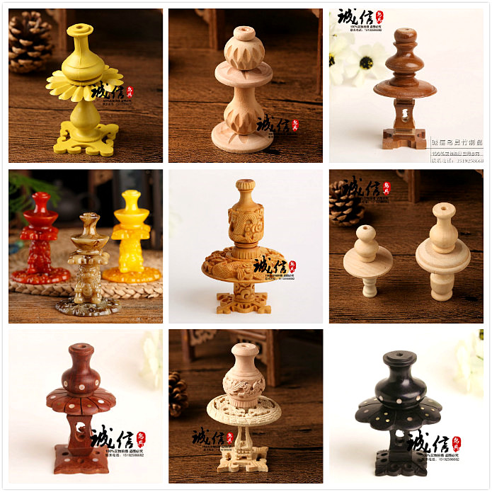 画眉鸟笼葫芦珠子装饰靛颏红子绣眼百灵黄杨木雕刻竹乌木梨木套装图片