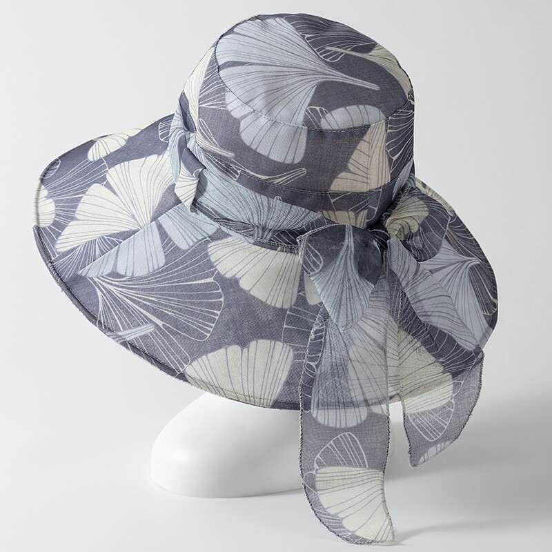 中年妈妈遮阳帽夏防晒奶奶薄款凉帽可折叠中老年人太阳帽子大帽檐