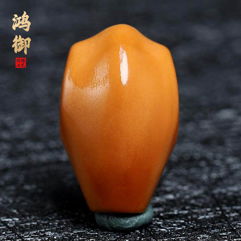 橄榄核无相佛三通素三通鲨鱼鳍骨节三通核雕文玩男女手串百搭配饰