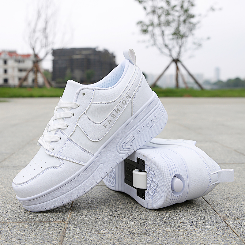 秋抖音雙輪滑鞋成人男女暴走鞋