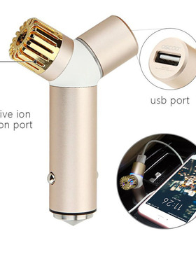 100%英国代购进口OSCOO去除烟雾车载空气净化器USB车载快速充电器