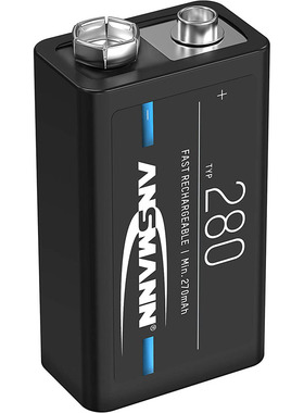 100%德国代购进口Ansmann安斯曼TPY280镍氢低自放电快速充电电池