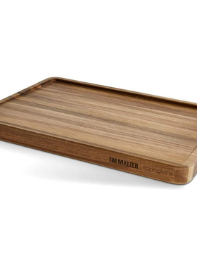 100%德国代购进口Springlane Tim Mälzer金合欢木带果菜汁槽砧板