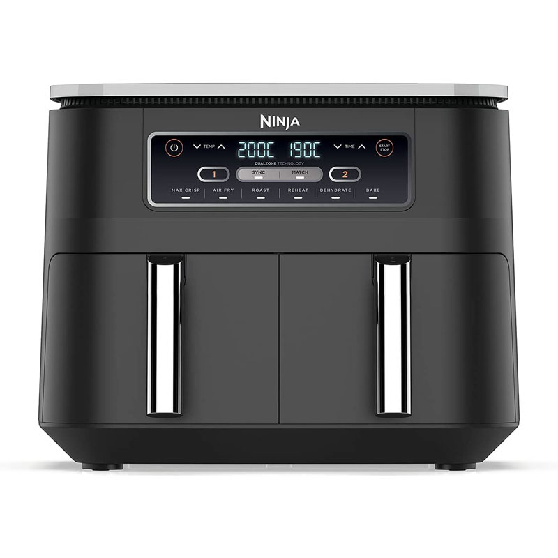 100%德国代购进口Ninja Foodi MAX双区热风空气炸锅7.6/9.5L2470W