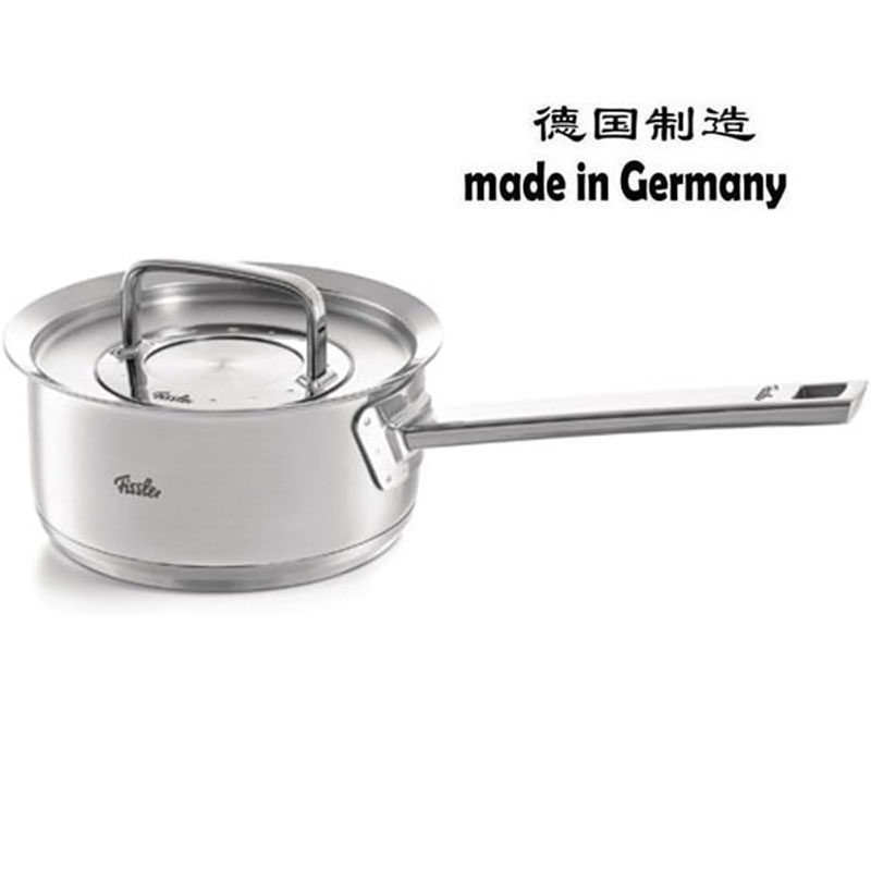 100%德国原装进口Fissler OriginalProfi18/10不锈钢奶锅炖锅16cm