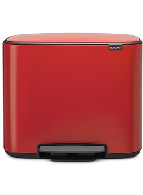 100%德国代购进口Brabantia Bo Treteimer不锈钢分类垃圾桶36L