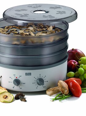 100%德国代购进口Stockli食物水果蔬菜温控3层金属网格脱水烘干器