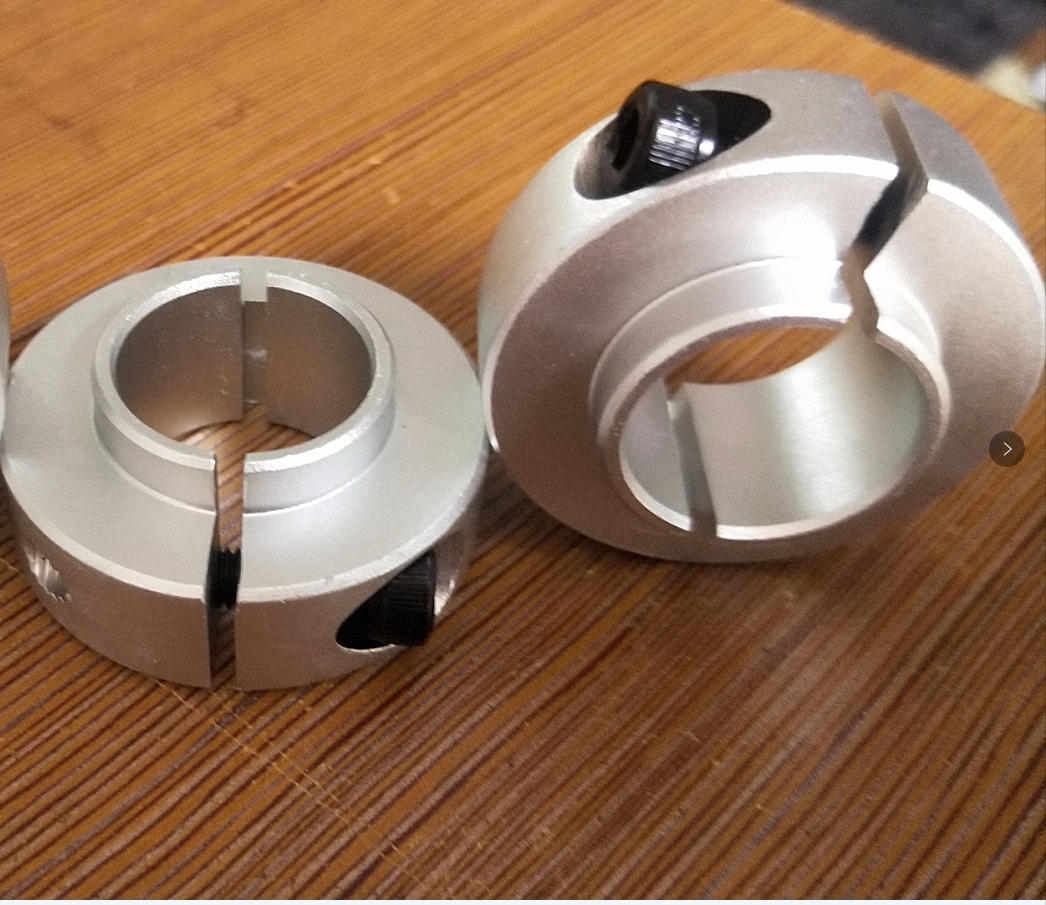 凸头固定环开口轴承固定环带台阶光轴夹紧环 米si米scsbn轴套轴环