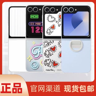 三星zflip6手机壳保护套原装原厂官方正品保护套发光卡通透明外壳