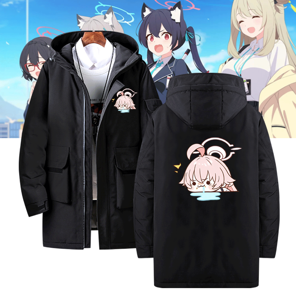可定制中长款春秋羽绒服