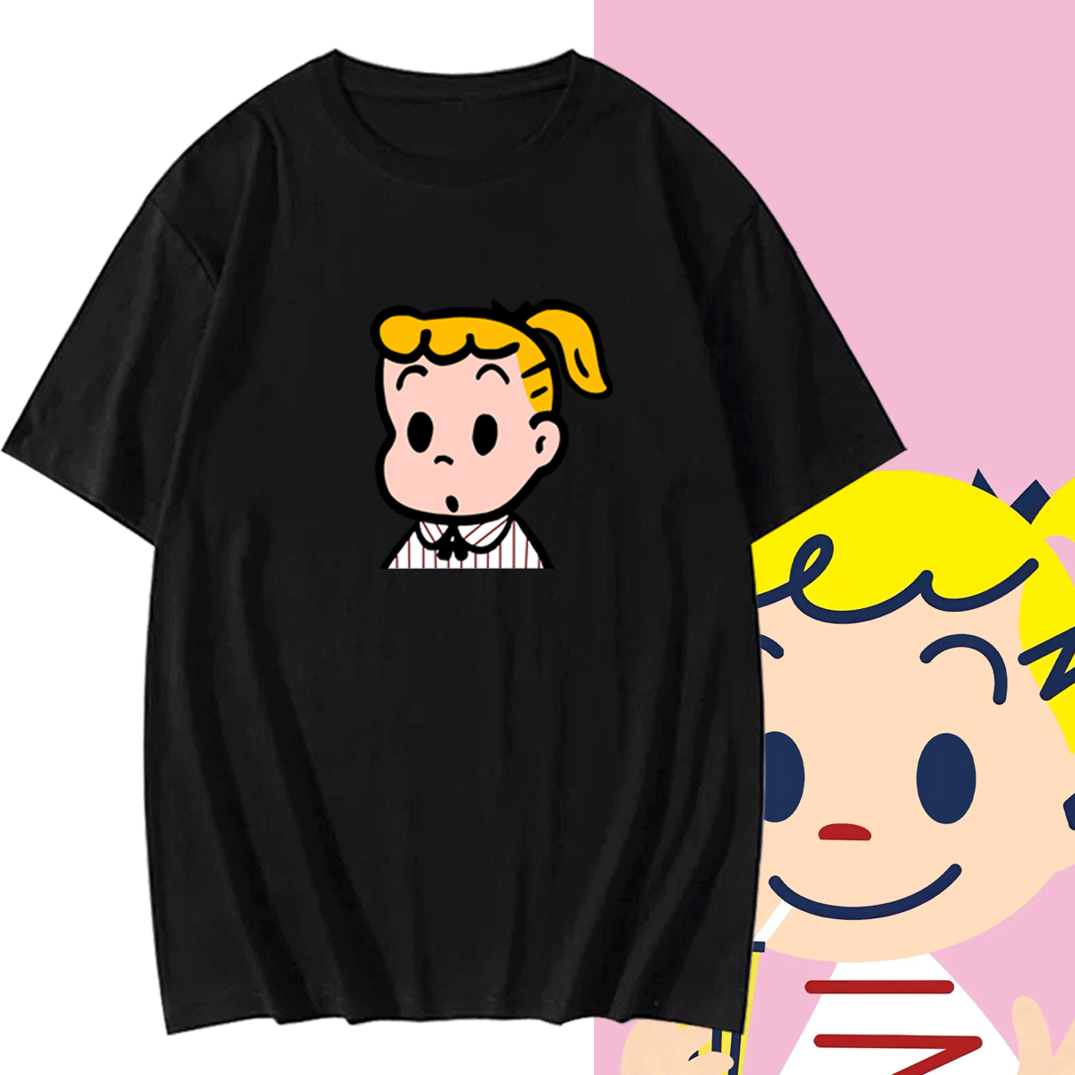 男女纯棉二次元衣服日系夏季T恤