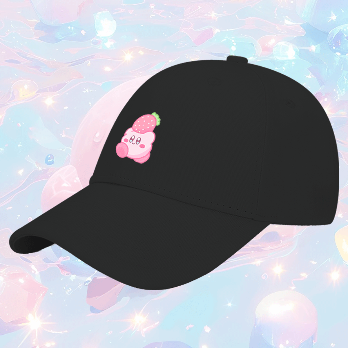 Kirby星之卡风任天堂棒球帽