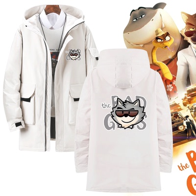 男休闲百搭宽松拉链带帽羽绒服