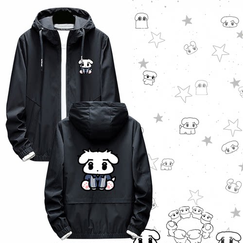 休闲男女情侣二次元夹克服外套