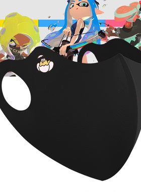 任天堂NS Splatoon2 喷射战士2祭典庆典游戏男女定制遮阳防晒面罩