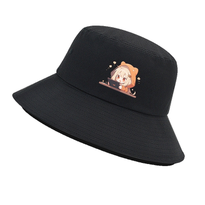 可爱Q版夏盆帽遮阳渔夫帽