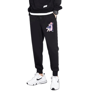 凑阿库娅周边动漫二次元hololive虚拟主播vtuber休闲款运动裤长裤