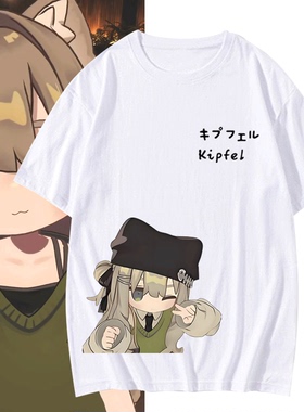 VRChat角色游戏kipfel猫猫粘土人二次元男女情侣可定制短袖T恤衫