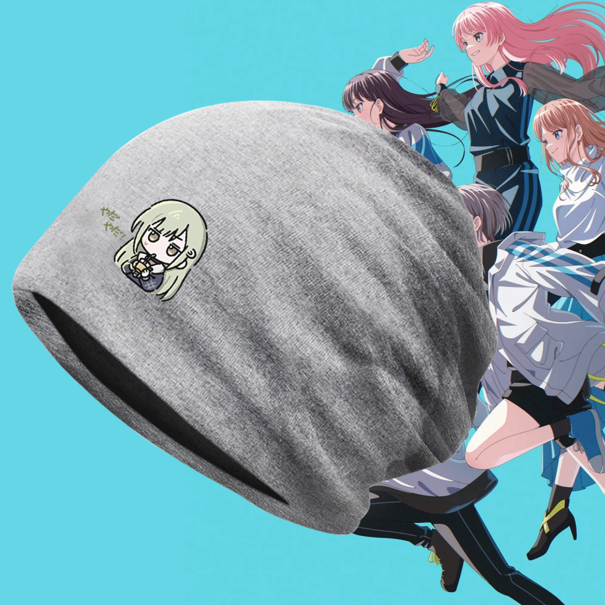 BanG Dream! Ave Mujica动漫周边若叶睦情侣定制头巾帽堆堆包头帽