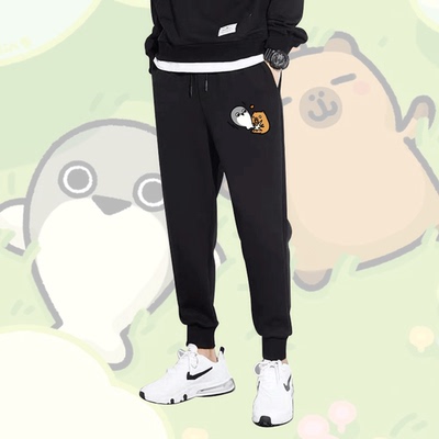 萨卡班甲鱼联名卡皮巴拉长裤