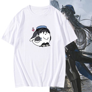 二次元游戏周边鸣潮漂泊者秧秧忌炎情侣男女可定制半袖短袖T恤衫