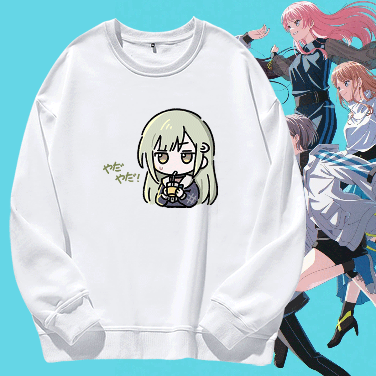 BanG Dream! Ave Mujica动漫周边若叶睦情侣男可定制套头圆领卫衣