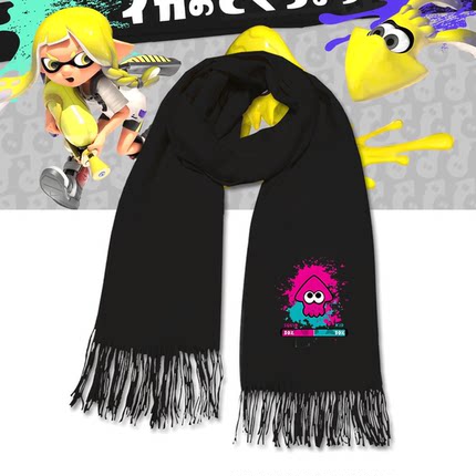 Splatoon斯普拉遁喷射战士游戏联名男女休闲可定制披肩围脖秋围巾