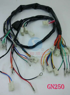 适用铃木太子GN250全车电缆线路全车电源线全车线