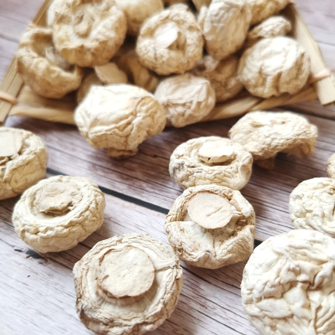 口蘑干货草原特产巴音布鲁克钉子菇圆菇白菇500g营养菌菇一斤包邮