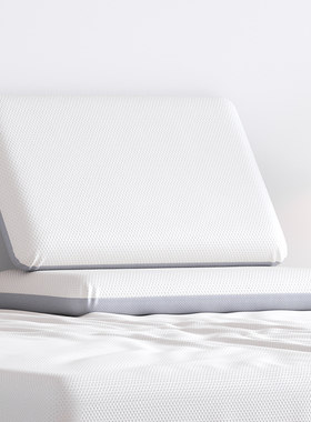 夏季深睡PRO记忆棉枕套亚丫朵70X42冰丝枕头套白色一对装酒店同款