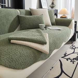沙发垫简约现代棉绒坐垫沙发套罩2023新款防滑沙发盖布巾四季通用