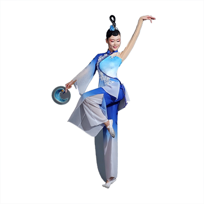 古典舞蹈服女飘逸中国风服装