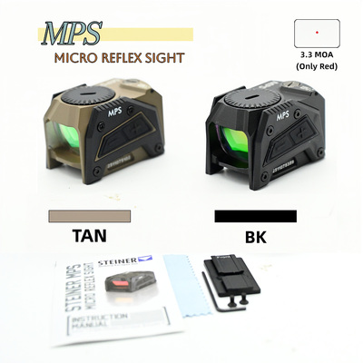 高品质MPS红点金属虹膜瞄准器玩具高清防水抗震瞄具弹弓摆件