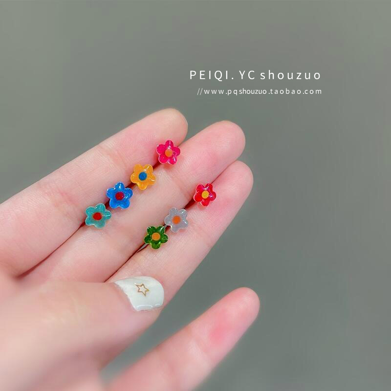 树脂甜美女简约养耳洞日常小巧