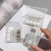 RGP double head box, multiple frames, hard glasses box, portable, simple, beautiful pupil box, contact lens storage box