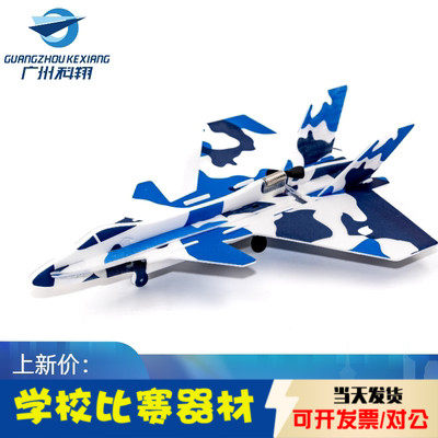 J20电动仿真滑翔机 歼20电动飞机 电动自由飞模型科翔体育学校用