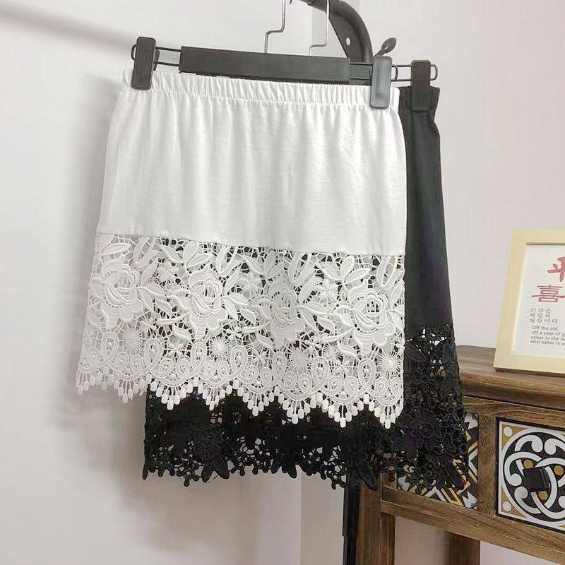 内搭防走光衬裙纯棉中长款夏季安全裙防透半身裙白色内衬裙打底,女装/女士精品,半身裙,淘宝优惠券,粉丝福利购,淘宝优惠卷