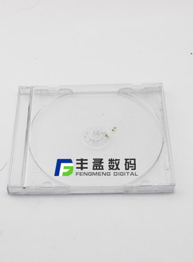 光盘盒子08型号 原装的盒子  CD 光盘盒 单片装透明盒子 光盘盒  透明度好 密封好