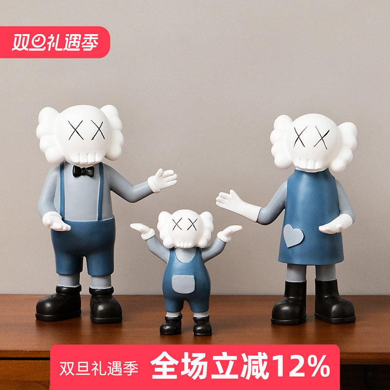 网红暴力熊北欧轻奢风电视柜摆件