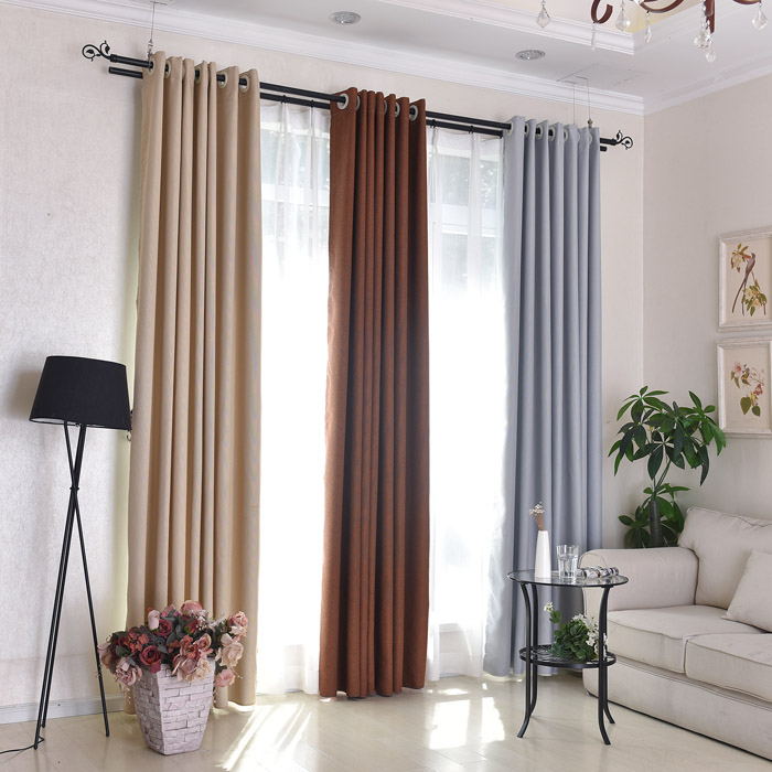 简约现代纯色棉麻美式客厅亚麻布料定制韩式成品窗帘加厚遮光清仓在类目 居家布艺, 窗帘门帘及配件, 定制窗帘中 - 来自Buy2taobao.com提供专业的淘宝代购服务