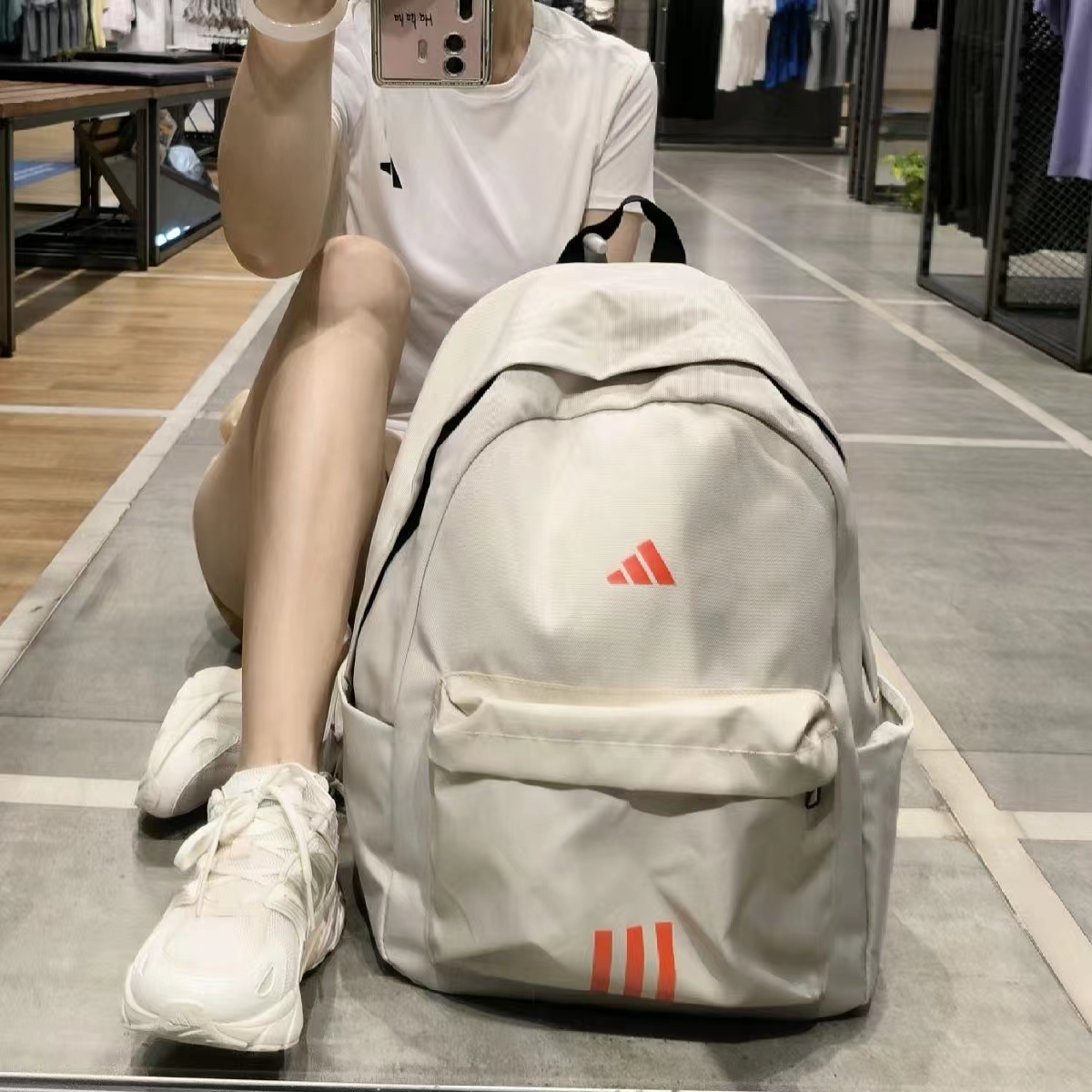 adidas阿迪达斯2024新款双肩背包时尚旅行轻便学生校园书包JN9631