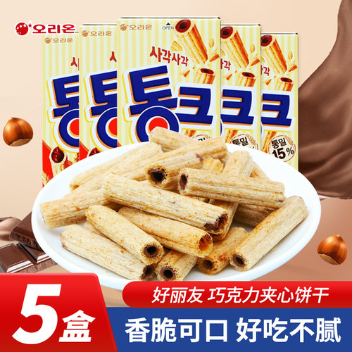 韩国进口好丽友巧克力饼干
