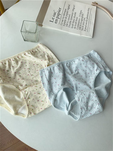 女士纯棉内裤大码加肥外贸